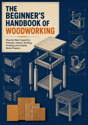 The Complete Woodworking Guide for Beginners: Essential Carpentry Skills, Joinery, Sanding, Finishing & Easy DIY Wood Projects